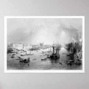 Affiches The Port of London 1840