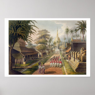 Affiches The Principal Approach to the Great Dagon Pagoda a