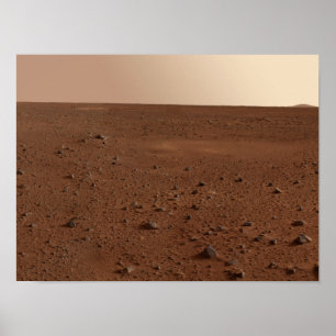 Affiches The rocky surface of Mars