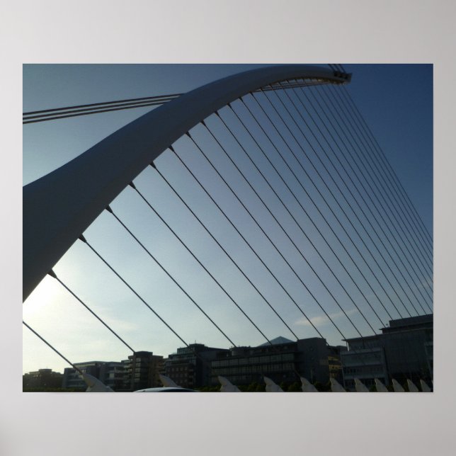 Affiches The Samuel Beckett Bridge, Dublin (Devant)