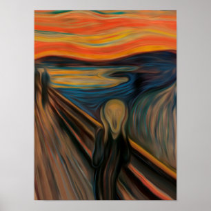 Affiches The scream painting