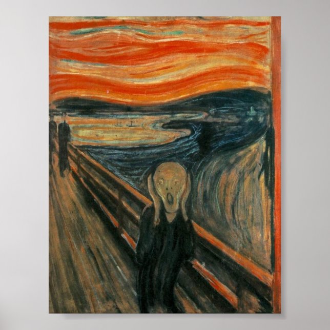 Affiches The Scream Poster! The Scream by Edvard Mu (Devant)