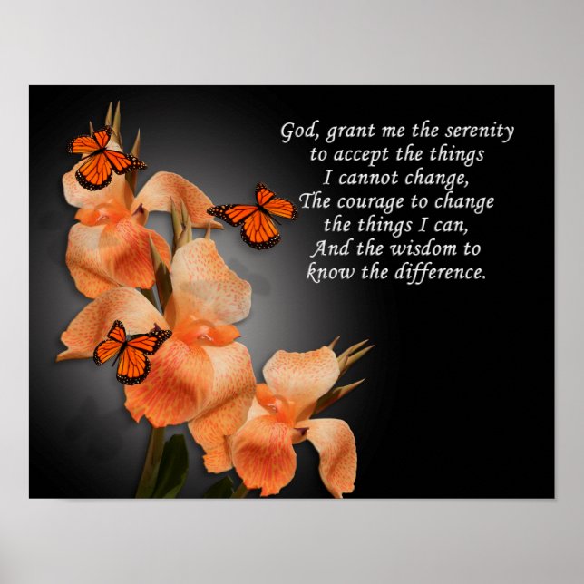 Affiches "The Serenity Prayer" (Devant)