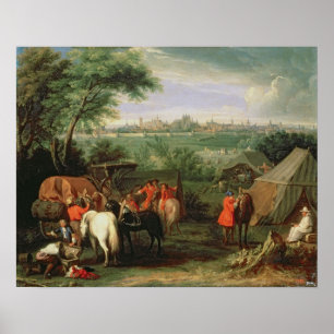 Affiches The Siege of Tournai by Louis XIV