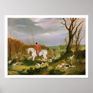 Affiches The Suffolk Hunt - Going to Cover near Herringswel
