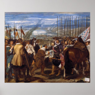 Affiches The Surrender of Breda or The Lances by Velázquez