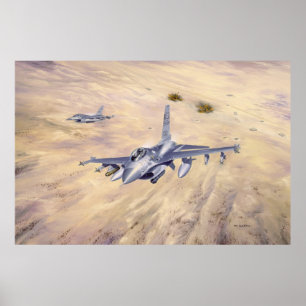 Affiches The Swamp Foxes by David Poole Print