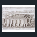 Affiches The Temple of Solomon, Jérusalem, from 'Design<br><div class="desc">Image : 132742 Le Temple de Salomon,  Jérusalem,  de 'Entwurf einer historischen Architektur',  1721 (gravure). Fischer von Erlach,  Johann Bernhard (1656-1723) (après). Collection Privée,  Collection Stapleton. Art,  Art.</div>