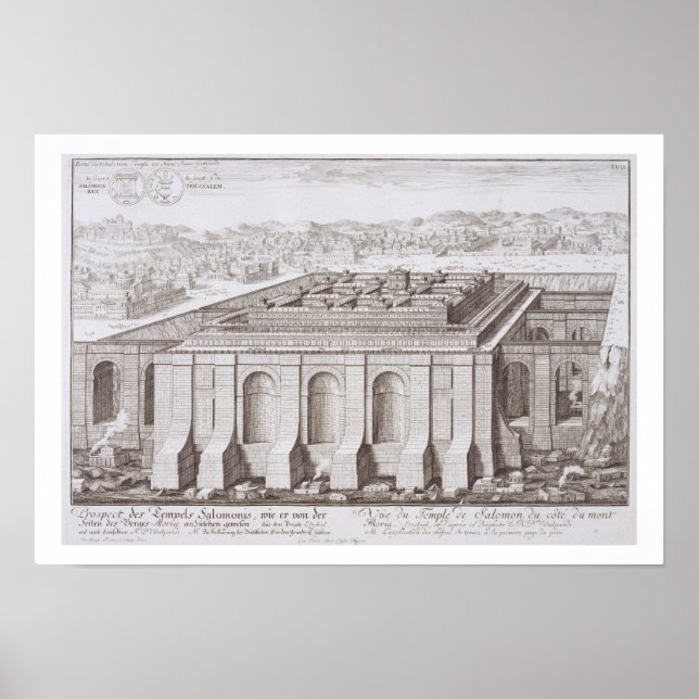 Affiches The Temple of Solomon, Jérusalem, from 'Design (Devant)