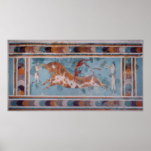 Affiches The Toreador Fresco, Knossos Palace,