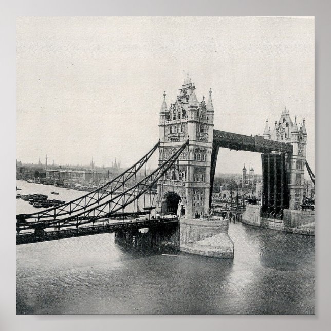 Affiches The Tower Bridge, Londres 1913 (Devant)