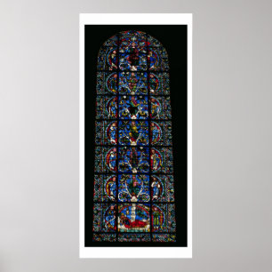 Affiches The Tree of Jesse, lancet window in the west facad