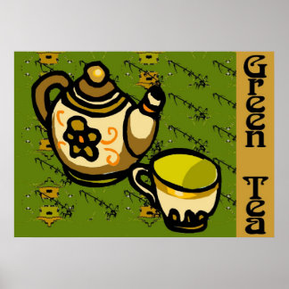 Affiches Thé vert