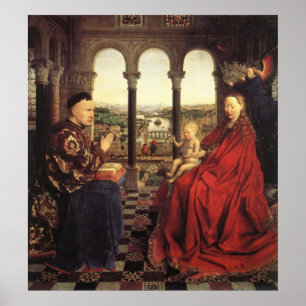 Affiches The Virgin of Chancellor Rolin