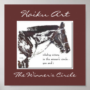 Affiches The Winner's Circle Haiku Art Print