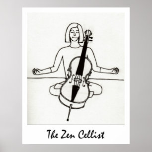 Affiches The Zen Cellist print