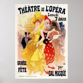 Affiches Théâtre de l'Opéra - Grand Fete, Jules Cheret