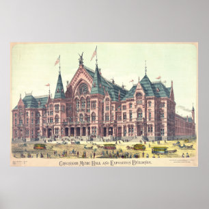 Affiches Théâtre de variétés 1879 de Cincinnati