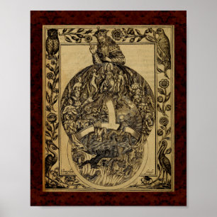 Affiches Theatrum Chemicum : 1652 Illustration de l'alchimi