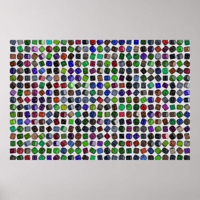 Affiches Thème de dé IV (Devant)