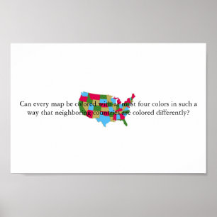 Affiches Théorème de quatre couleurs