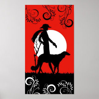 Affiches THERESA en rouge