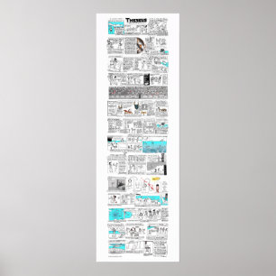 Affiches Thésée et le Minotaure - bande de greekmythcomix