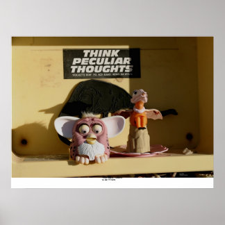Affiches Think Peculiar Thoughts