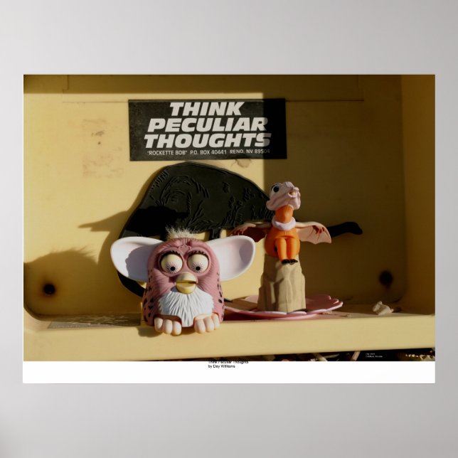 Affiches Think Peculiar Thoughts (Devant)