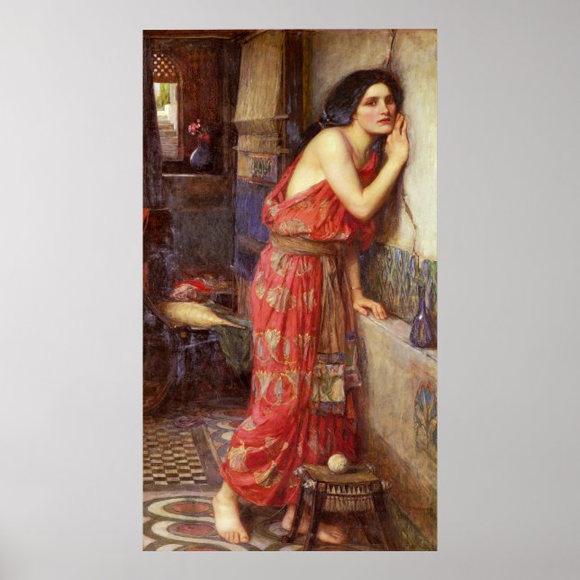 Affiches Thisbe par John William Waterhouse (Devant)