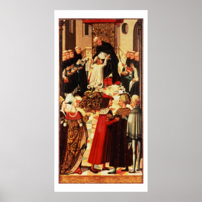 Affiches Thomas Aquinas reçu dans l'O dominicain (Devant)