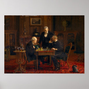 Affiches Thomas Eakins Les Joueurs D'Échecs