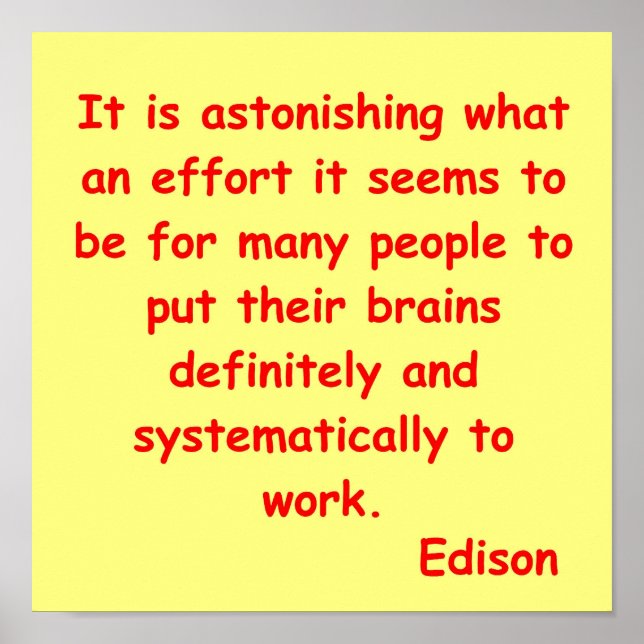 Affiches Thomas Edison cite (Devant)