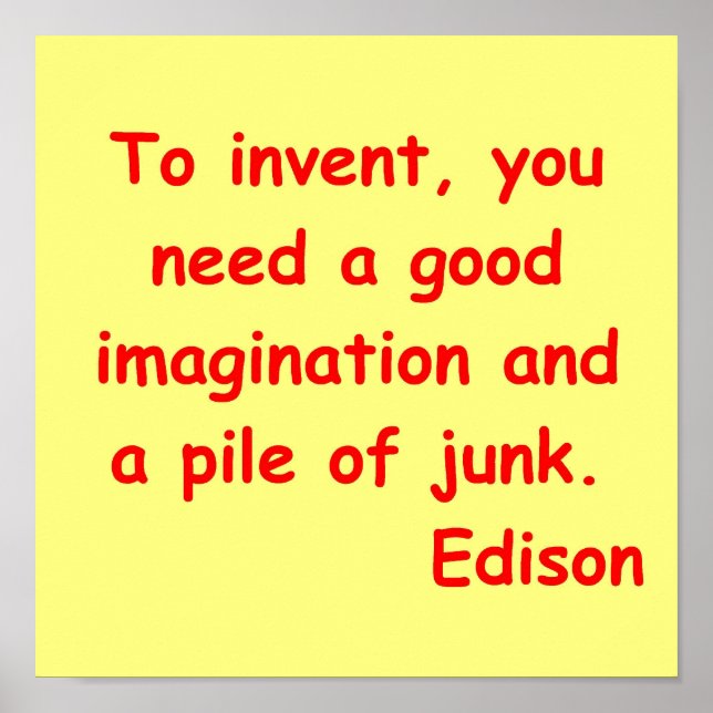 Affiches Thomas Edison cite (Devant)
