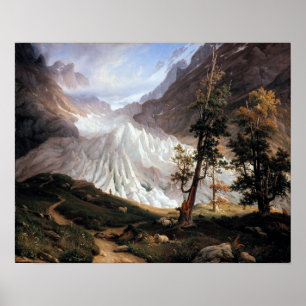 Affiches Thomas Fearnley le Grindelwaldgletscher
