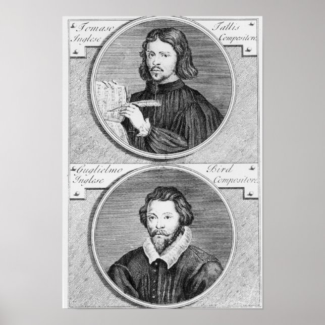 Affiches Thomas Tallis et William Byrd (Devant)