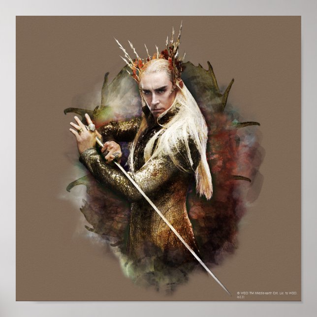 Affiches Thranduil avec épée (Devant)