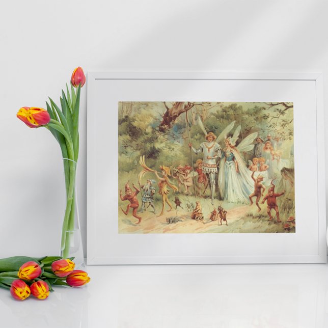 Affiches Thumbelina et Prince Mariage, contes Vintages de f (Créateur téléchargé)