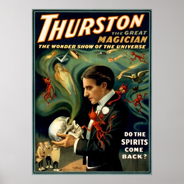 Affiches Thurston le Grand Magicien c. 1915 (Devant)