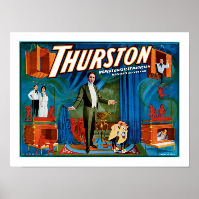 Affiches Thurston ~ Le plus grand magicien du monde (Devant)