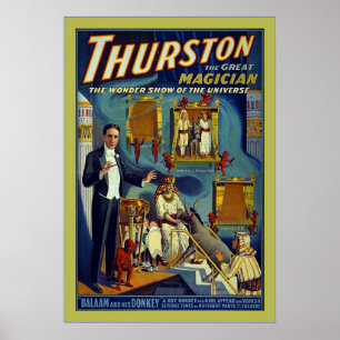 Affiches Thurston the Great Magician~Vintage Magician
