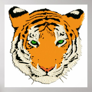 AFFICHES TIGER HEAD