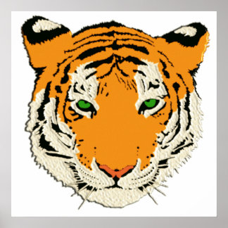 AFFICHES TIGER HEAD