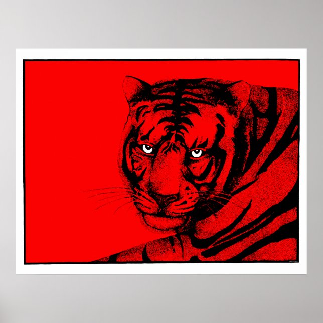 AFFICHES TIGER ROUGE (Devant)