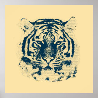 Affiches Tigre vintage
