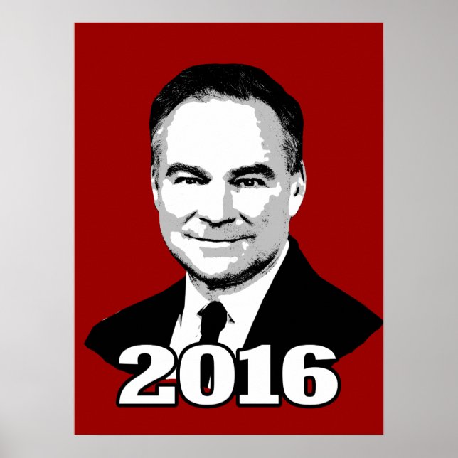 Affiches Tim Kaine 2016 (Devant)