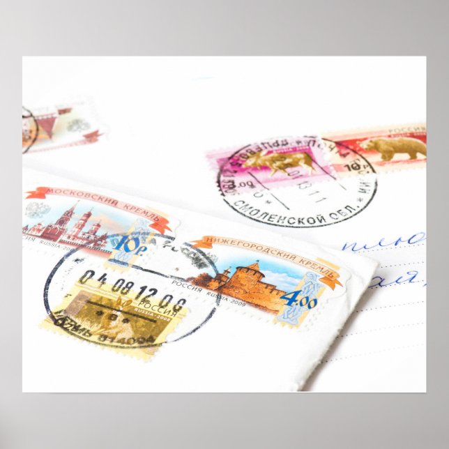 Affiches Timbres russes (Devant)