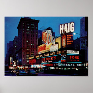 Affiches Times Square, cru de New York City