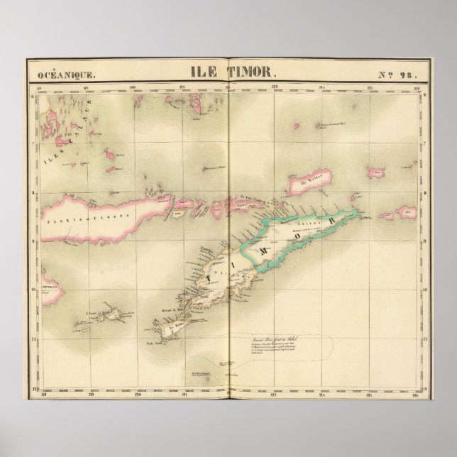 Affiches Timor Island Oceania no 28 (Devant)