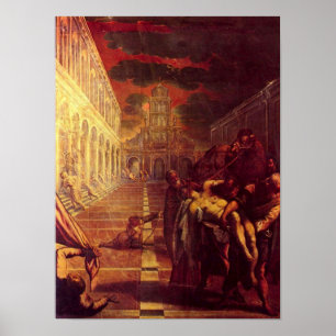 Affiches Tintoretto - récupération du cadavre de St Mark